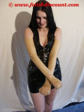 Bondage Handschuhe / bondage Mittens - Bild vergr��ern 
