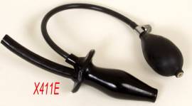 Klistierst�psel, aufblasbar / inflatable enema plug - Bild vergr��ern 