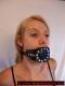 Leder Knebel mit penisf�rmigem Gag - leather penisgag