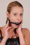 Leder Ballknebel abschlie�bar / ballgag leather lockable