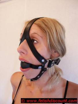 Kombi Knebel-Harness mit Ball und Ring