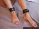 Leder Fu�fesseln / ancle cuffs