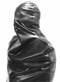 Extralange Latex Maske shoulder hood