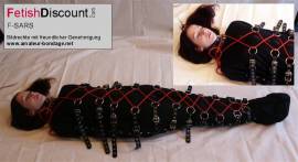 Geschnürter Segeltuch Zwangsschlafsack Bodybag sleepsack