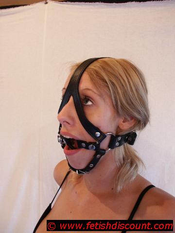 Ring-Knebel-Harness / ring-gag-harness