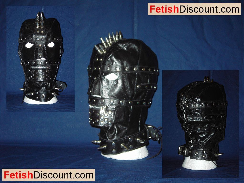 Deluxe Ledermaske GLADIATOR FD/ Fullhood with collar and more