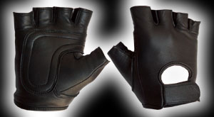 Leder Spanking Handschuh - fingerles gloves