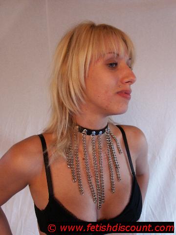 Lederhalsband - chains