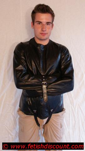 Leder Zwangsjacke / leather straitjacket