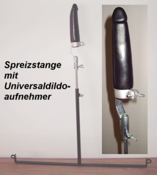 Spreizstange mit Dildohalterung - spreader bar